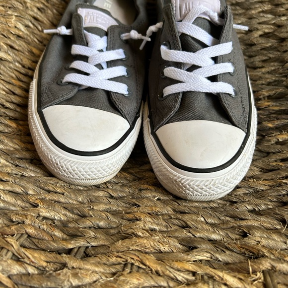 Converse Gray Slip-On Sneakers - Picture 2 of 7